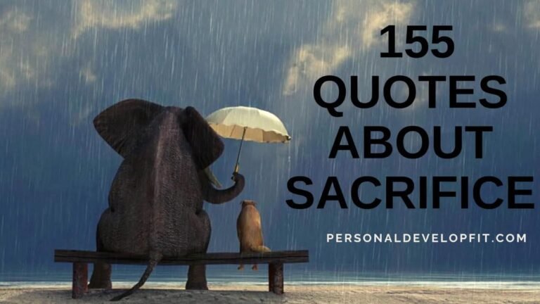 About Sacrifices