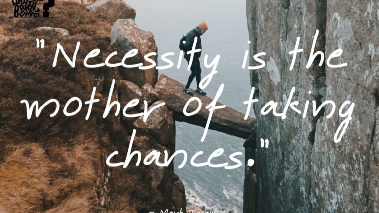 Taking Chances