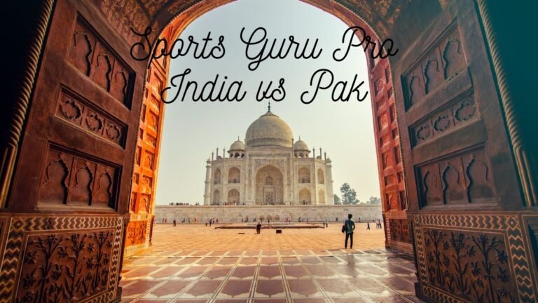 Sports Guru Pro India vs Pak